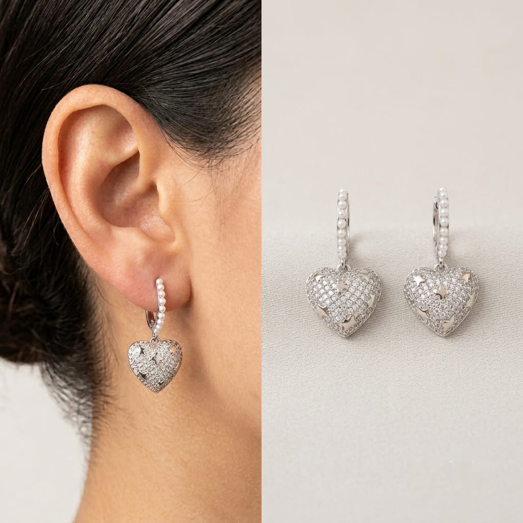 WhatsApp Image 2026-06-06 at 6.38.39 PM Arete rodio corazon perla 20R81103 - Imagen 1