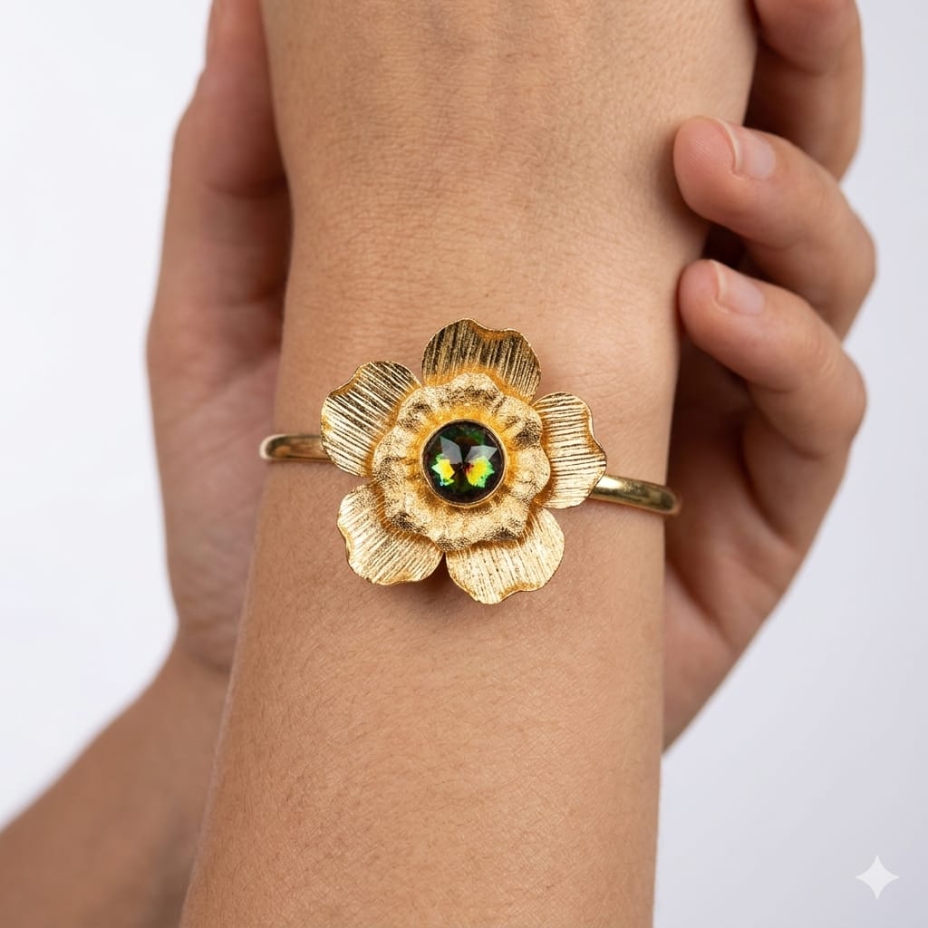 3a0c41b8-232a-4847-b469-189e0b4277b9 Aro bronce doble flor 75B0559 - Imagen 1